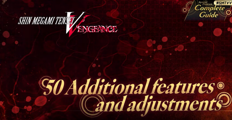 Shin Megami Tensei V: Vegeance 50 New Features Shared